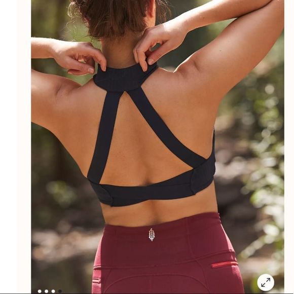 NWT Free People Can't Handle This Crop - Dark Navy - Picture 2 of 10